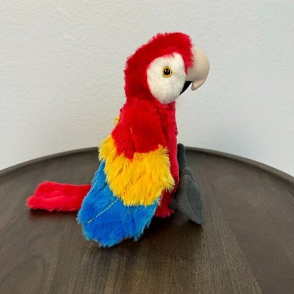 Wild Republic Cuddlekins Scarlett Macaw Plush Stuffed Parrot Bird Red Toy - Picture 6 of 10